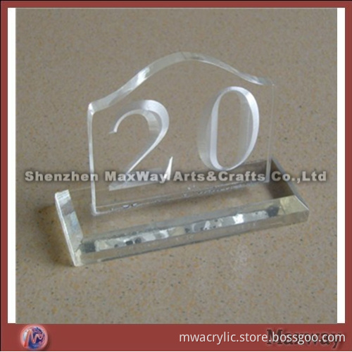 Clear Small Desktop Acrylic Award